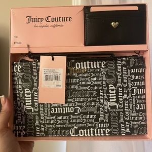 Juicy couture wristlet and card case